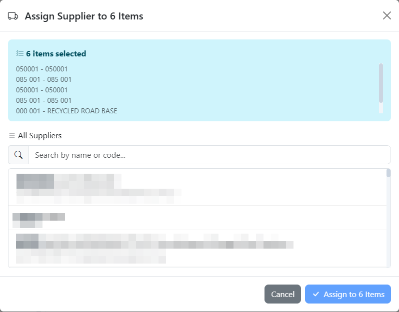 DBx Desktop purchase order generation with supplier price overrides